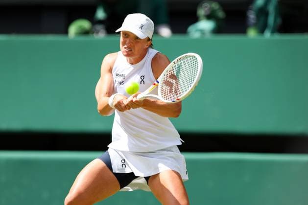 Iga Swiatek during her second round match Wimbledon Tennis Championships, Day 4, The All England Lawn Tennis and Croquet Club, London, UK - 02 Jul 2026London The All England Lawn Tennis and United Kingdom  Copyright: xKieranxMcManus Shutterstockx 16970349cv