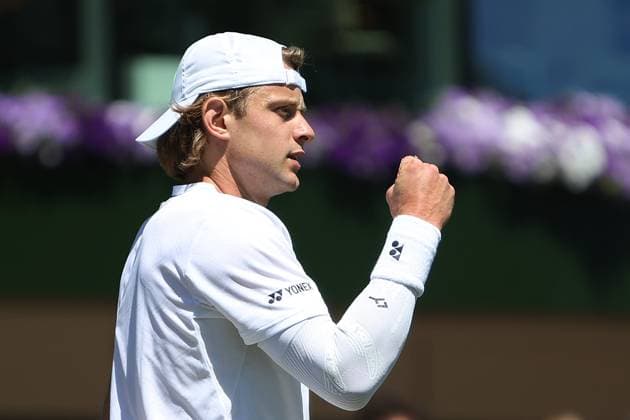 The Championships Wimbledon 2026- DAY 4- 02 07 2026 Great Britain, London, All England Lawn Tennis Club, The Championships Wimbledon 2026 - DAY 4- 02 07 2026 Belgian player Zizou Bergs (BEL) pictured during his second round against Jaime Faria (POR) in London , All England Lawn Tennis Club at The Championships Wimbledon 2026 LONDON GREAT BRITAIN  Copyright: xMélaniexJeusettex