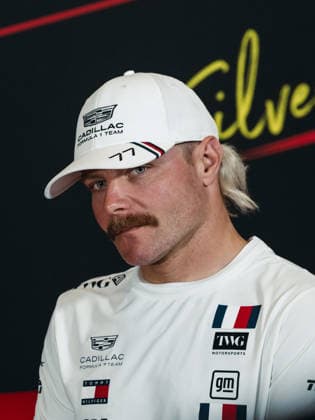 July 2, 2026, Silverstone, Northamptonshire, United Kingdom: VALTTERI BOTTAS (77, Cadillac F1 Team, FIN, Finnish F1 Driver, MAC-26) during the drivers press conference, PK, Pressekonferenz at the Formula 1 Pirelli British Grand Prix 2026 at Silverstone Circuit F12026: British Grand Prix  - ZUMAr193 20260702_zsp_r193_030 Copyright: xSaraxRuffonix