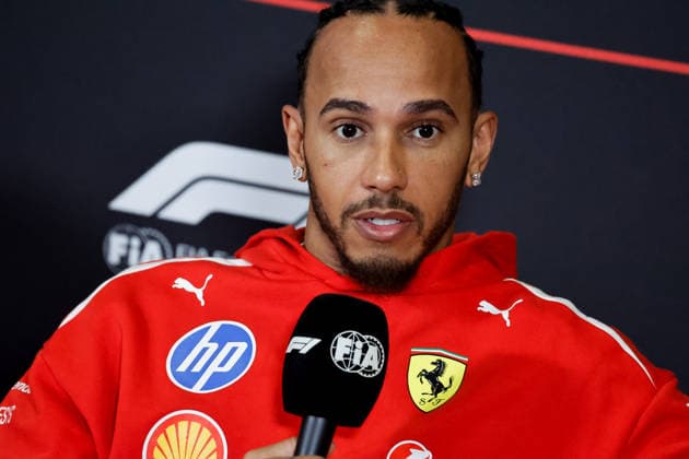 F1 - BRITISH GRAND PRIX 2026 HAMILTON Lewis (gbr), Scuderia Ferrari SF-26, portrait press conference, PK, Pressekonferenz during the Formula 1 British Grand Prix 2026, 9th round of the 2026 Formula One World Championship, WM, Weltmeisterschaft from July 3 to 5, 2026 on the Silverstone Circuit, in Silverstone, United Kingdom - SilverstoneUnited Kingdom  Copyright: xPauloxMariax