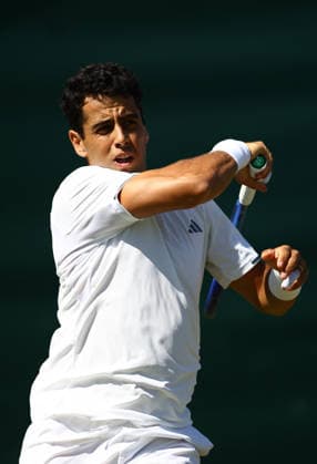 Jaume Munar during his second round match Wimbledon Tennis Championships, Day 4, The All England Lawn Tennis and Croquet Club, London, UK - 02 Jul 2026London The All England Lawn Tennis and United Kingdom  Copyright: xJamesxMarsh Shutterstockx 16970344fo