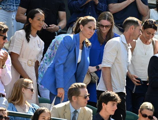 The Championships Wimbledon 2026 The Championships Wimbledon 2026 Day 4 02.07 2026 Her Royal Highness The Princess of Wales. Kate Middleton, Catherine, Princess of Wales Watches Katie Swann (GBR) lose to Madison Keys (USA) accompanied by Sir Andy Murray and Anne Keothavong on Number 1 Court, Photo:- Roger Parker International Sports Fotos Ltd London UK Copyright: xx