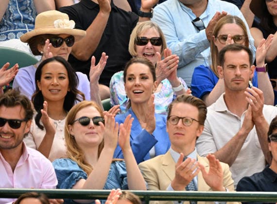 The Championships Wimbledon 2026 The Championships Wimbledon 2026 Day 4 02.07 2026 A face in the Crowd - Her Royal Highness The Princess of Wales. Kate Middleton, Catherine, Princess of Wales Watches Katie Swann (GBR) lose to Madison Keys (USA) accompanied by Sir Andy Murray and Anne Keothavong on Number 1 Court, Photo:- Roger Parker International Sports Fotos Ltd London UK Copyright: xx