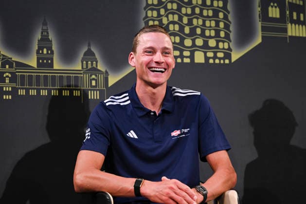 July 2, 2026, Barcelona, Turin, SPAIN: BARCELONA, SPAIN - JULY 04 : ..Mathieu Van Der Poel during the 113th Tour De France Captain s press conference, PK, Pressekonferenz at Recinte Modernista Barcelona SPAIN - ZUMAm214 0860587067st Copyright: xMatteoxSeccix