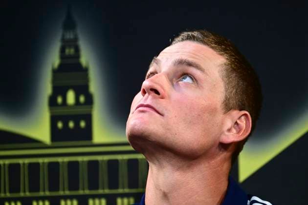 Tour de France 2026 Media Activities 02 07 2026 BARCELONA, SPAIN - JULY 02 : Van Der Poel Mathieu (NED) of Alpecin - Premier Tech speaking with the media during a press conference, PK, Pressekonferenz prior to the 113rd edition of Tour de France 2026, on July 2, 2026 in Barcelona, Spain, 02 07 2026 Barcelona Spain  Copyright: xPeterxDexVoechtx