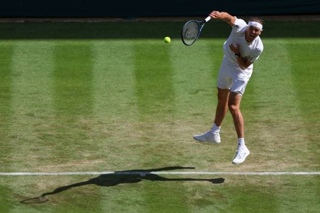 Alexander Zverev during his second round match Wimbledon Tennis Championships, Day 4, The All England Lawn Tennis and Croquet Club, London, UK - 02 Jul 2026London The All England Lawn Tennis and United Kingdom  Copyright: xKieranxMcManus Shutterstockx 16970349dq