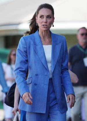 Catherine Princess of Wales arrives at Wimbledon on day four of the 2026 Wimbledon Championships in London on Wednesday, June 02, 2026.  LON2026070206 HUGOxPHILPOTT