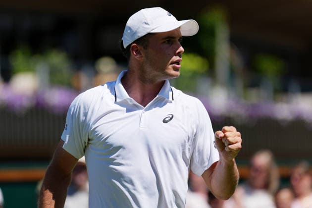 2026-07-02 The Championships - Wimbledon 2026 - Day Four LONDON, UNITED KINGDOM - JULY 2: Arthur Fery of United Kingdom during Day Four of the The Championships - Wimbledon 2026 at All England Lawn Tennis and Croquet Club on July 2, 2026 in London, England. (Photo by Marleen Fouchier BSR Agency) London United Kingdom Content not available for redistribution in The Netherlands directly or indirectly through any third parties. Copyright: xBSRxAgencyx