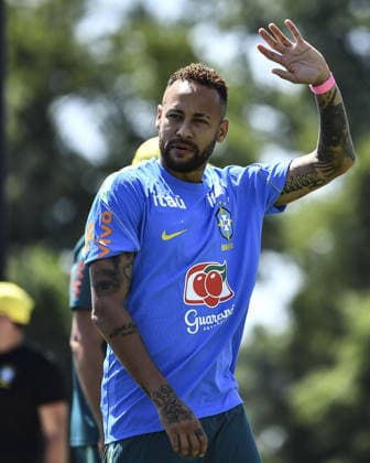 Neymar enters training at their New Jersey base the Columbia Park Training Facility in Morristown, NJ, United States. (Photo by Rebekah Wynkoop SPP)  Copyright: xRebekahxWynkoop SPPx Sportspressphoto_SPR182706