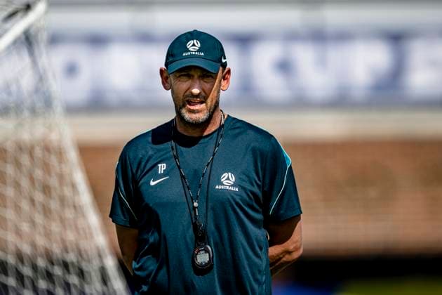 DALLAS - Australia s national coach Tony Popovic during the 2026 World Cup, Australia training at Washburne Soccer and Track Stadium on July 2, 2026, in Dallas, United States. (Photo by Stefan Koops EYE4IMAGES DeFodi Images) - *** DALLAS: Australia s national coach Tony Popovic during the 2026 World Cup, as the Australian team trains at Washburne Soccer and Track Stadium on July 2, 2026, in Dallas, United States. Photo by Stefan Koops, EYE4IMAGES, DeFodi Images