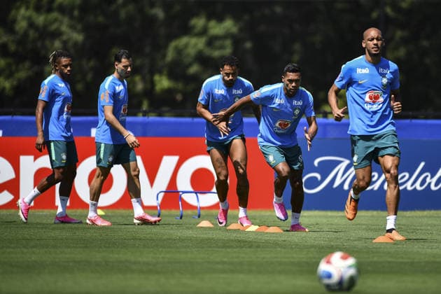 Brazilian Team training at their New Jersey base the Columbia Park Training Facility in Morristown, NJ, United States. (Photo by Rebekah Wynkoop SPP)  Copyright: xRebekahxWynkoop SPPx Sportspressphoto_SPR182711