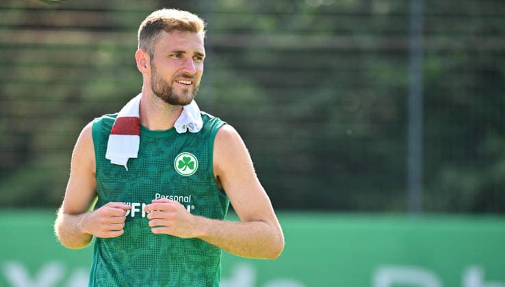 02.07.2026 - Fussball - 2. Bundesliga - Saison 2026 2027 - SpVgg Greuther Fürth Fuerth ( Kleeblatt ) - Training - - xwoxzix - Dennis Srbeny (7, SpVgg Greuther Fürth ) *** July 2, 2026 Soccer 2. Bundesliga 2026–2027 Season SpVgg Greuther Fürth Fürth Kleeblatt Training xwoxzix Dennis Srbeny 7, SpVgg Greuther Fürth