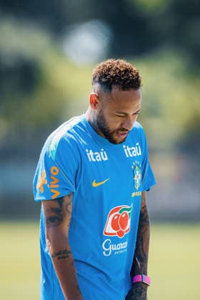 Treino da Seleção Brasileira NOVA JERSEY, NJ - 02.07.2026: TREINO DA SELEcaO BRASILEIRA - Neymar Jr. during a training session with the Brazilian national team, Nationalteam at the New York Red Bulls training center in Morristown, New Jersey, United States. The Brazilian team will face Norway on Sunday in the Round of 16 of the 2026 FIFA World Cup, WM, Weltmeisterschaft, Fussball (Photo: Marcelo Machado de Melo Fotoarena) x2977043x  MarceloxMachadoxdexMelo