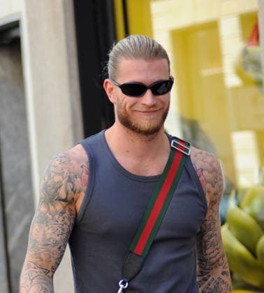 RECORD DATE NOT STATED IPA86310530 - Milan—photo by Mimmo Carriero—Loris Karius, Diletta Leotta’s husband and goalkeeper for Schalke 04, which was recently promoted to the Bundesliga, is enjoying the last few days of his vacation before the team’s training camp—  Copyright: xx xx 0860592382st