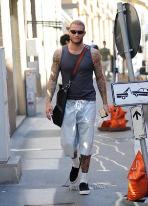 RECORD DATE NOT STATED IPA86310536 - Milan—photo by Mimmo Carriero—Loris Karius, Diletta Leotta’s husband and goalkeeper for Schalke 04, which was recently promoted to the Bundesliga, is enjoying the last few days of his vacation before the team’s training camp—  Copyright: xx xx 0860592387st