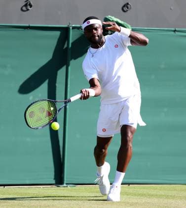 Frances Tiafoe during his second round match Wimbledon Tennis Championships, Day 4, The All England Lawn Tennis and Croquet Club, London, UK - 02 Jul 2026London The All England Lawn Tennis and United Kingdom  Copyright: xKieranxMcManus Shutterstockx 16970349ef