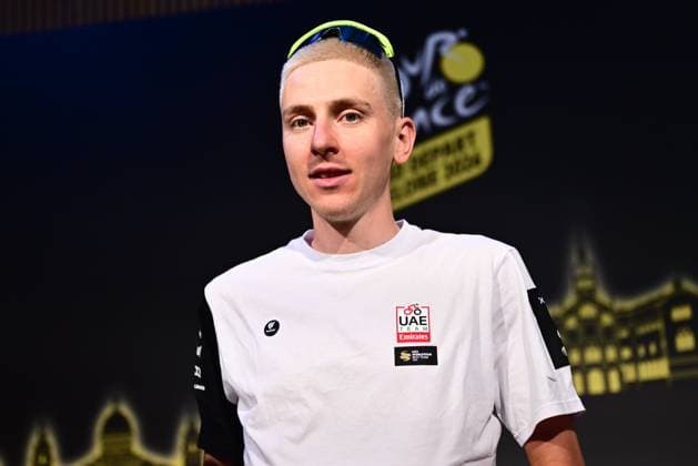 Tour de France 2026 Media Activities 02 07 2026 BARCELONA, SPAIN - JULY 02 : Pogacar Tadej (SLO) of UAE Team Emirates XRG speaking with the media during a press conference, PK, Pressekonferenz prior to the 113rd edition of Tour de France 2026, on July 2, 2026 in Barcelona, Spain, 02 07 2026 Barcelona Spain  Copyright: xPeterxDexVoechtx