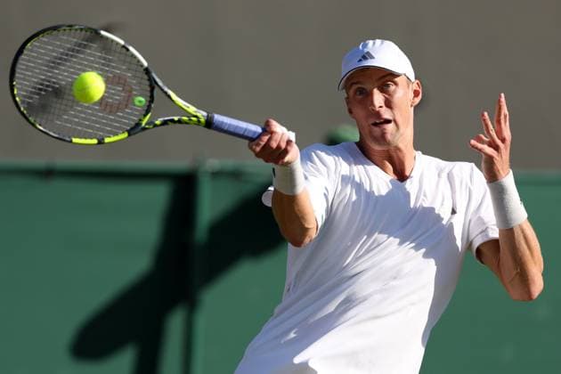Jan Choinski during his second round match Wimbledon Tennis Championships, Day 4, The All England Lawn Tennis and Croquet Club, London, UK - 02 Jul 2026London The All England Lawn Tennis and United Kingdom  Copyright: xKieranxMcManus Shutterstockx 16970349eo