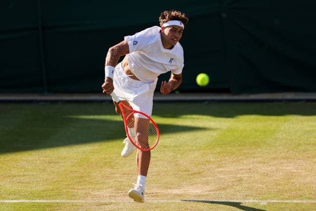 Flavio Cobolli during his second round match Wimbledon Tennis Championships, Day 4, The All England Lawn Tennis and Croquet Club, London, UK - 02 Jul 2026London The All England Lawn Tennis and United Kingdom  Copyright: xEllaxLing Shutterstockx 16970348df