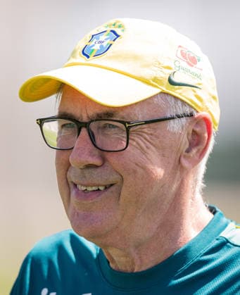 Carlo Ancelotti, head coach of Brazil, looks on at their New Jersey base the Columbia Park Training Facility in Morristown, NJ, United States. (Photo by Ricardo Nogueira SPP)  Copyright: xRicardoxNogueira SPPx Sportspressphoto_SPR182738