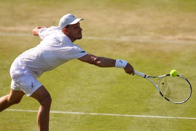 James Duckworth during his second round match Wimbledon Tennis Championships, Day 4, The All England Lawn Tennis and Croquet Club, London, UK - 02 Jul 2026London The All England Lawn Tennis and United Kingdom  Copyright: xEllaxLing Shutterstockx 16970348di