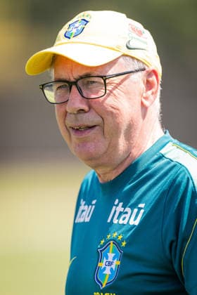 Carlo Ancelotti, head coach of Brazil, reacts at their New Jersey base the Columbia Park Training Facility in Morristown, NJ, United States. (Photo by Ricardo Nogueira SPP)  Copyright: xRicardoxNogueira SPPx Sportspressphoto_SPR182740