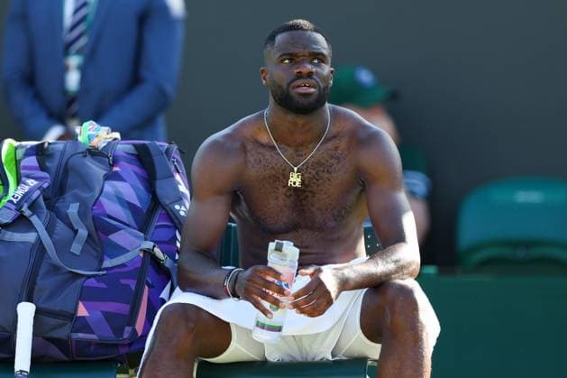 Frances Tiafoe during his second round match Wimbledon Tennis Championships, Day 4, The All England Lawn Tennis and Croquet Club, London, UK - 02 Jul 2026London The All England Lawn Tennis and United Kingdom  Copyright: xKieranxMcManus Shutterstockx 16970349fj