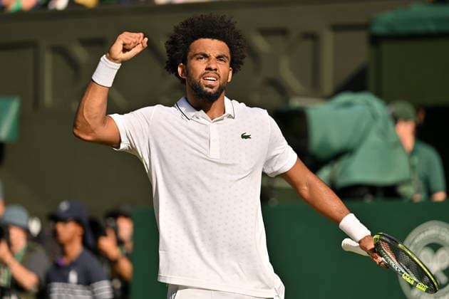 Wimbledon Tennis Championships 2026 - Day 4 LONDON, UNITED KINGDOM - July 02 :Arthur Fils of France plays in the Mens singles second round match against Matteo Berrettini of Italy during day four of The Wimbledon Tennis Championships at All England Lawn Tennis and Croquet Club on July 02, 2026 in London, United Kingdom. Ray Tang Anadolu London United Kingdom. Editorial use only. Please get in touch for any other usage.  Copyright: x2026xAnadoluxRayxTangx