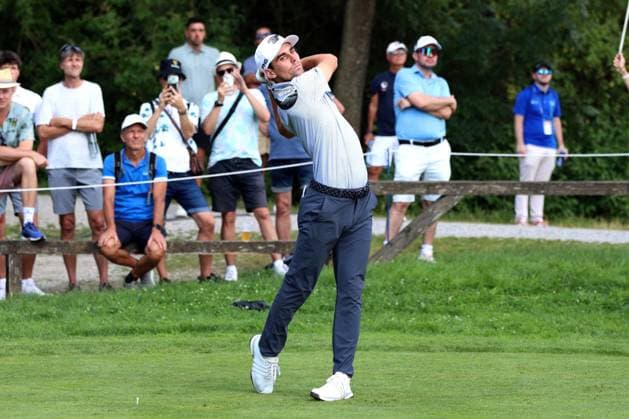 EICHENRIED, GERMANY - JULY 02: NIEMANN, Joaquin (CHI) driving at the Round 1 of the BMW International Open, Eichenried, Germany, DP World TOUR, Round 1 on July 02, 2026 in Eichenried, Germany, BMW International Open, Eichenried, Germany, 02.07.2026 Bavaria Germany Copyright: xPhotographer:xNilsxKoepkex