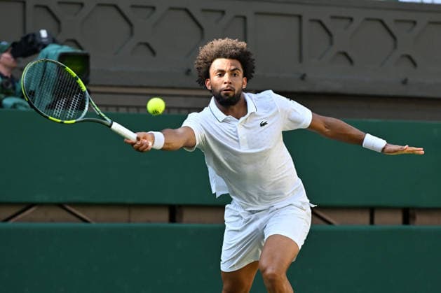 Wimbledon Tennis Championships 2026 - Day 4 LONDON, UNITED KINGDOM - July 02 :Arthur Fils of France plays in the Mens singles second round match against Matteo Berrettini of Italy during day four of The Wimbledon Tennis Championships at All England Lawn Tennis and Croquet Club on July 02, 2026 in London, United Kingdom. Ray Tang Anadolu London United Kingdom. Editorial use only. Please get in touch for any other usage.  Copyright: x2026xAnadoluxRayxTangx