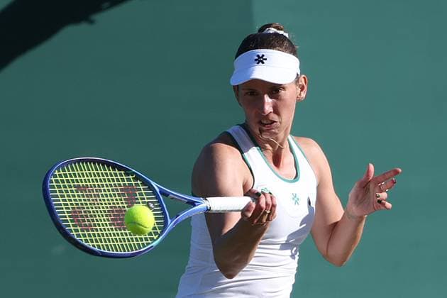 The Championships Wimbledon 2026- DAY 4- 02 07 2026 Great Britain, London, All England Lawn Tennis Club, The Championships Wimbledon 2026 - DAY 4- 02 07 2026 Belgian player Elise Mertens (BEL) pictured during her second round against Maria Timofeeva (UZB) in London , All England Lawn Tennis Club at The Championships Wimbledon 2026 LONDON GREAT BRITAIN  Copyright: xMélaniexJeusettex