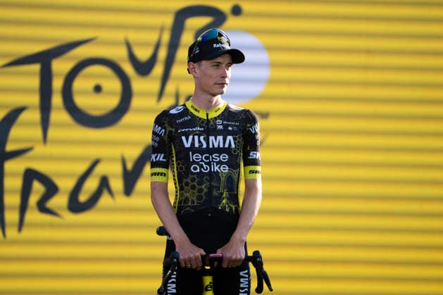July 2, 2026, Barcelona, Turin, SPAIN: BARCELONA, SPAIN - JULY 04 : ..Jonas Vingegaard during the 113th Tour De France Teams Presentation at Sagrada FamoÂ­lia Barcelona SPAIN - ZUMAm214 0860597937st Copyright: xMatteoxSeccix