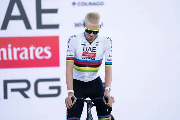 July 2, 2026, Barcelona, Turin, SPAIN: BARCELONA, SPAIN - JULY 04 : ..Tadej Pogacar during the 113th Tour De France Teams Presentation at Sagrada FamoÂ­lia Barcelona SPAIN - ZUMAm214 0860598678st Copyright: xMatteoxSeccix
