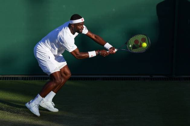 Frances Tiafoe during his second round match Wimbledon Tennis Championships, Day 4, The All England Lawn Tennis and Croquet Club, London, UK - 02 Jul 2026London The All England Lawn Tennis and United Kingdom  Copyright: xKieranxMcManus Shutterstockx 16970349gl