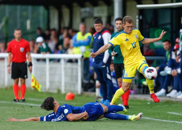 Football, Under-19s, European Championship, Serbia v Ukraine