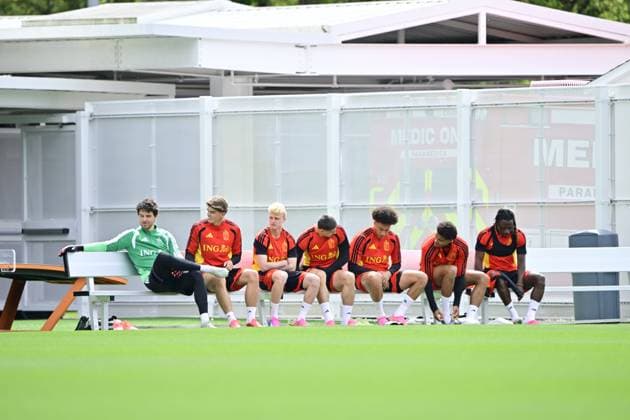 Belgian national football team - FIFA World Cup, WM, Weltmeisterschaft, Fussball 2026 - media activities 02 07 2026 RENTON, UNITED STATES OF AMERICA - JULY 02 : pictured during a training session of the Belgian national football team during the FIFA World Cup 2026 on July 2, 2026 in Renton, United States of America, 02 07 2026 Renton United States of America  Copyright: xJanxDexMeuleneirx