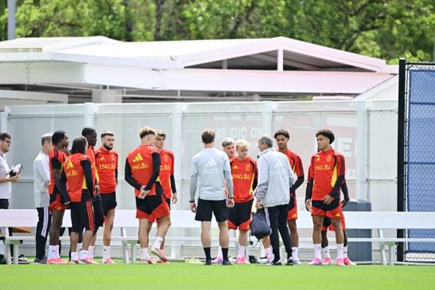 Belgian national football team - FIFA World Cup, WM, Weltmeisterschaft, Fussball 2026 - media activities 02 07 2026 RENTON, UNITED STATES OF AMERICA - JULY 02 : pictured during a training session of the Belgian national football team during the FIFA World Cup 2026 on July 2, 2026 in Renton, United States of America, 02 07 2026 Renton United States of America  Copyright: xJanxDexMeuleneirx