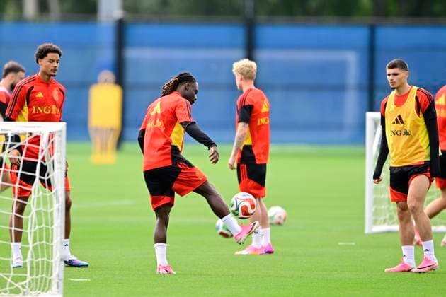 Belgian national football team - FIFA World Cup, WM, Weltmeisterschaft, Fussball 2026 - media activities 02 07 2026 RENTON, UNITED STATES OF AMERICA - JULY 02 : Doku Jeremy forward of Belgium pictured during a training session of the Belgian national football team during the FIFA World Cup 2026 on July 2, 2026 in Renton, United States of America, 02 07 2026 Renton United States of America  Copyright: xJanxDexMeuleneirx