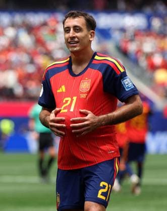 FIFA World Cup, WM, Weltmeisterschaft, Fussball 2026 - Spain v Austria CALIFORNIA, UNITED STATES OF AMERICA, July 2: GOAL 1-0, Mikel Oyarzabal of Spain national team, Nationalteam goal celebration after scoring a goal to put Spain 1-0 ahead during the FIFA World Cup 2026 match in the Round Of 32 between Spain v Austria at Los Angeles Stadium, Los Angeles, California, on 2 July. (Photo by DC Photo Crystal Pix) Los Angeles Los Angeles Stadium United States Of America Copyright: xDCxPhotox xCrystaxPixx SportsxPressxPhotox Sportspressphoto_SPR182806
