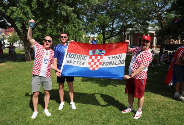 Football, 2026 FIFA World Cup, Portugal v Croatia, fans in Toronto