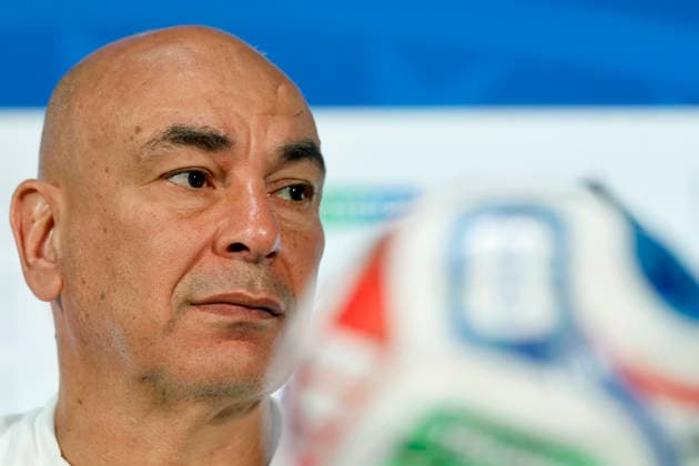 Egypt s national team, Nationalteam coach Hossam Hassan participates in a press conference, PK, Pressekonferenz in Dallas, USA 02 July 2026. Egypt national team press conference !ACHTUNG: NUR REDAKTIONELLE NUTZUNG!  Copyright: xMariscalx AMDEP7854 20260702-55020781854_1