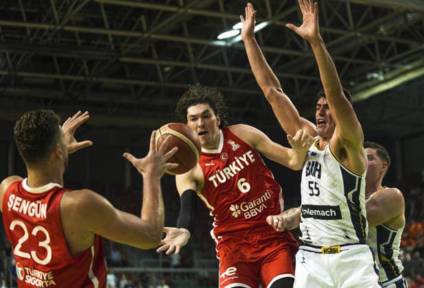 Basketball, World Cup qualifiers, Bosnia and Herzegovina - Turkey