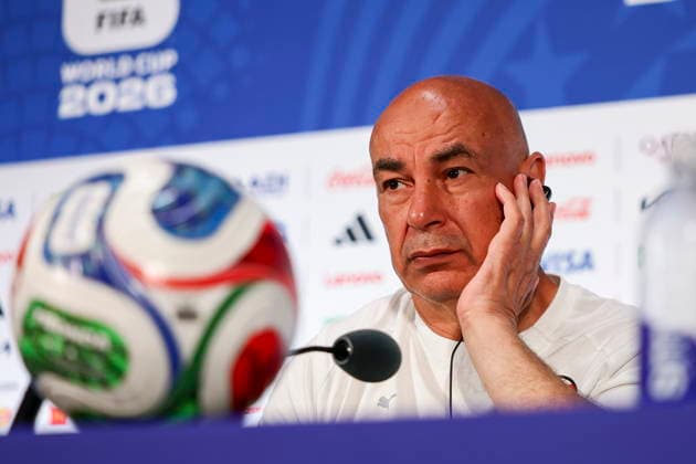 FIFA World Cup, WM, Weltmeisterschaft, Fussball 2026 - Egypt press conference, PK, Pressekonferenz Egypt s head coach Hossam Hassan gives a press conference in Dallas, Texas, USA, 02 July 2026. Egypt will face Australia on 03 July in their FIFA World Cup 2026 round of 32 match. DALLAS United States  Copyright: xCHRISTOPHERxNEUNDORFx