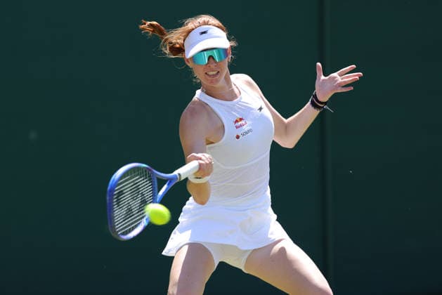 Maya Joint, AUS, during second round of 2026 All England Lawn Tennis Championships at Wimbledon, womens singles, London, 02 07 2026; - *** Maya Joint, AUS, during the second round of the 2026 All England Lawn Tennis Championships at Wimbledon, women s singles, London, July 2, 2026 