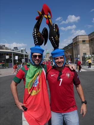 Portugal v Croatia - FIFA World Cup, WM, Weltmeisterschaft, Fussball 2026 - Round of 32 TORONTO, CANADA - JULY 2: Fans gather prior the 2026 FIFA World Cup Round of 32 match between Portugal and Croatia at Toronto Stadium (BMO Field) in Toronto, Ontario, Canada on July 2, 2026. Mert Alper Dervis Anadolu Ontario Canada. Editorial use only. Please get in touch for any other usage.  Copyright: x2026xAnadoluxMertxAlperxDervisx