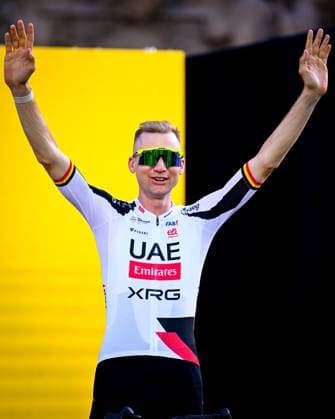 Tour de France 2026 Media Activities 02 07 2026 BARCELONA, SPAIN - JULY 02 : Wellens Tim (BEL) of UAE Team Emirates XRG pictured during the teams presentation prior to the 113rd edition of Tour de France an UCI World Tour 2.UWT Team Time Trial stage for Men Elite of 19 km with start in Barcelona and finish in Barcelona on July 2, 2026 in Barcelona, Spain, 02 07 2026  Copyright: xTomasxSiskx