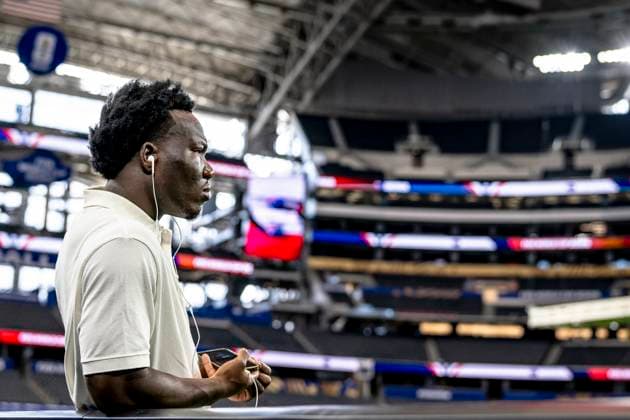 DALLAS - Nestory Irankunda of Australia during the 2026 World Cup at AT&T Stadium on July 2, 2026, in Dallas, United States. (Photo by Stefan Koops EYE4IMAGES DeFodi Images) - *** DALLAS: Nestory Irankunda of Australia during the 2026 World Cup at AT&T Stadium on July 2, 2026, in Dallas, United States. Photo by Stefan Koops, EYE4IMAGES, DeFodi Images