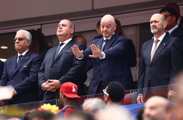 Gianni Infantino Spain v Austria, 2026 FIFA World Cup, WM, Weltmeisterschaft, Fussball ROund of 32, Football, Los Angeles Stadium, California, USA - 02 Jul 2026Los Angeles Los Angeles Stadium California (CA) United States of America  Copyright: xMichaelxZemanek Shutterstockx 16974406cm