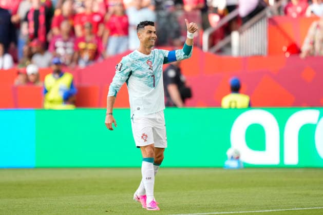 Portugal v Croatia: Round Of 32 - FIFA World Cup, WM, Weltmeisterschaft, Fussball 2026 Cristiano Ronaldo of Portugal reacts to Messi chants from Croatian fans during the FIFA World Cup 2026 Round Of 32 match between Portugal and Croatia at Toronto Stadium on July 02, 2026 in Toronto, Ontario. Toronto ON Canada  Copyright: xJosexBretonx originalFilename:bretonhernandez-portugal260702_npzYA.jpg