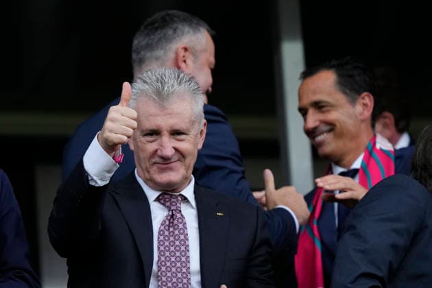 Portugal v Croatia: Round Of 32 - FIFA World Cup, WM, Weltmeisterschaft, Fussball 2026 Davor Suker gestures during the FIFA World Cup 2026 Round Of 32 match between Portugal and Croatia at Toronto Stadium on July 02, 2026 in Toronto, Ontario. Toronto ON Canada  Copyright: xJosexBretonx originalFilename:bretonhernandez-portugal260702_npEeC.jpg